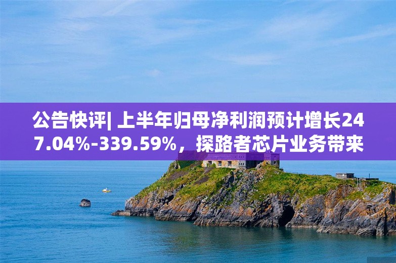 公告快评| 上半年归母净利润预计增长247.04%-339.59%，探路者芯片业务带来估值提升