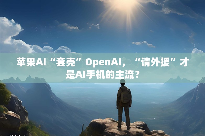 苹果AI“套壳”OpenAI，“请外援”才是AI手机的主流？