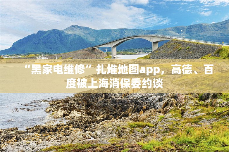 “黑家电维修”扎堆地图app，高德、百度被上海消保委约谈