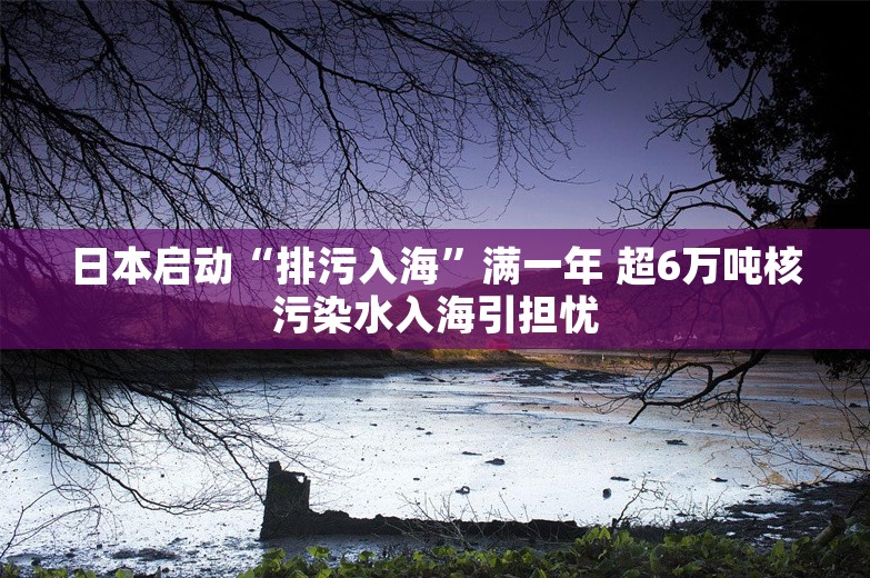 日本启动“排污入海”满一年 超6万吨核污染水入海引担忧