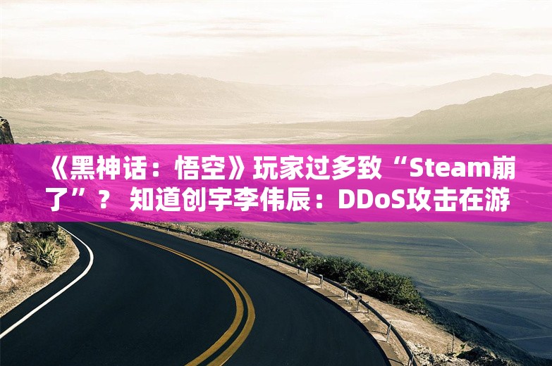 《黑神话：悟空》玩家过多致“Steam崩了”？ 知道创宇李伟辰：DDoS攻击在游戏行业非常常见，黑客以此谋利