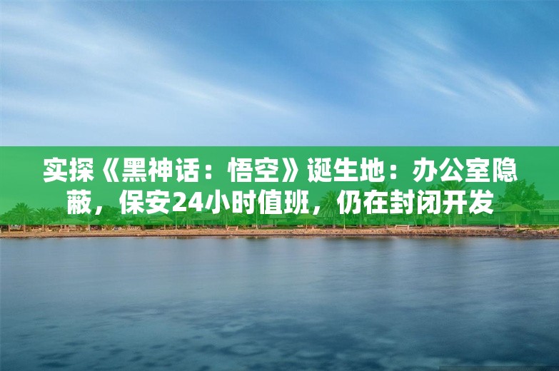 实探《黑神话：悟空》诞生地：办公室隐蔽，保安24小时值班，仍在封闭开发