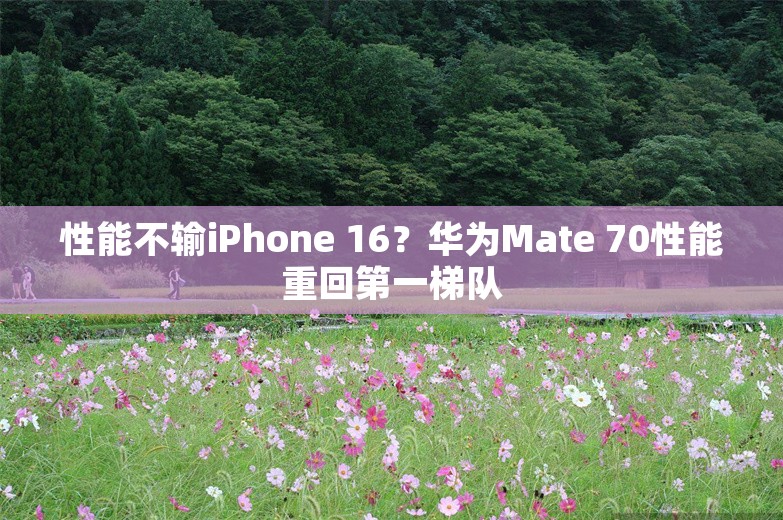 性能不输iPhone 16？华为Mate 70性能重回第一梯队