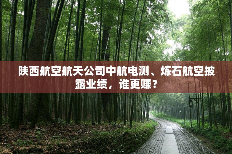 陕西航空航天公司中航电测、炼石航空披露业绩，谁更赚？