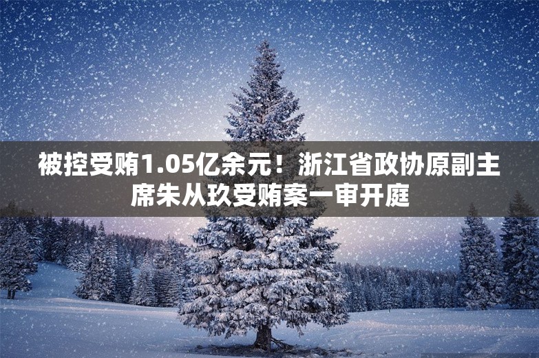 被控受贿1.05亿余元！浙江省政协原副主席朱从玖受贿案一审开庭