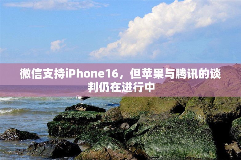 微信支持iPhone16，但苹果与腾讯的谈判仍在进行中