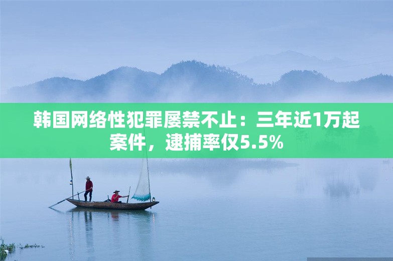 韩国网络性犯罪屡禁不止：三年近1万起案件，逮捕率仅5.5%