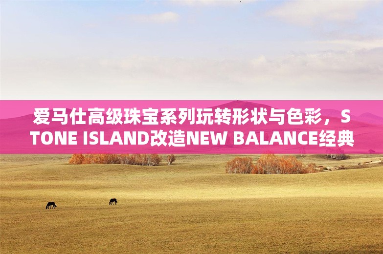 爱马仕高级珠宝系列玩转形状与色彩，STONE ISLAND改造NEW BALANCE经典款｜是日美好事物