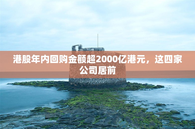 港股年内回购金额超2000亿港元，这四家公司居前