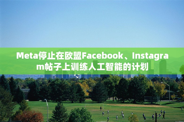 Meta停止在欧盟Facebook、Instagram帖子上训练人工智能的计划