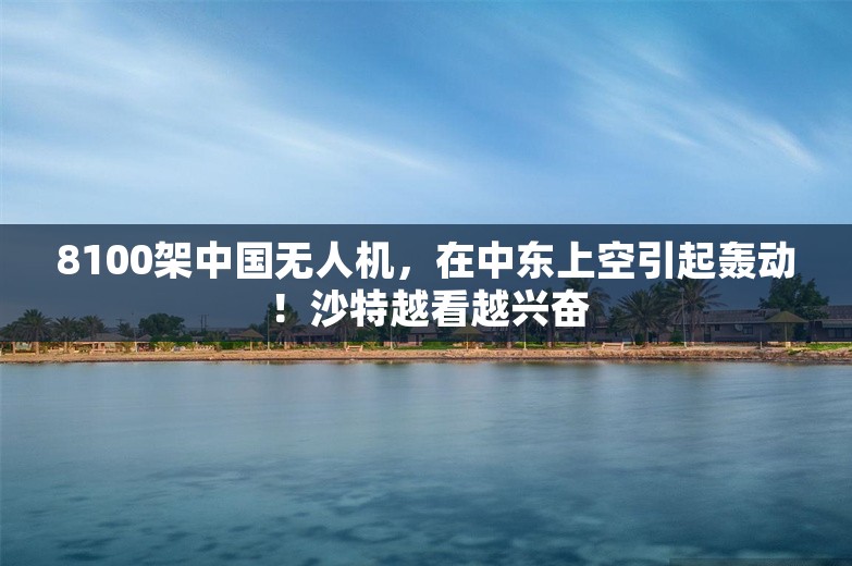 8100架中国无人机，在中东上空引起轰动！沙特越看越兴奋