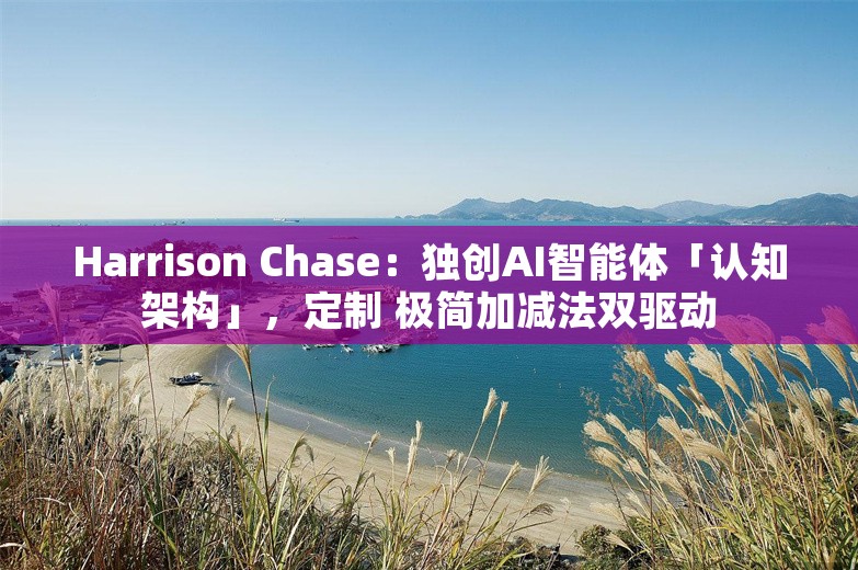 Harrison Chase：独创AI智能体「认知架构」，定制 极简加减法双驱动