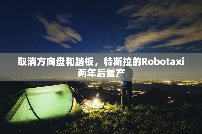 取消方向盘和踏板，特斯拉的Robotaxi两年后量产