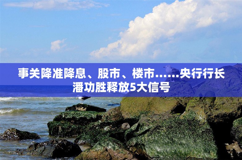 事关降准降息、股市、楼市……央行行长潘功胜释放5大信号