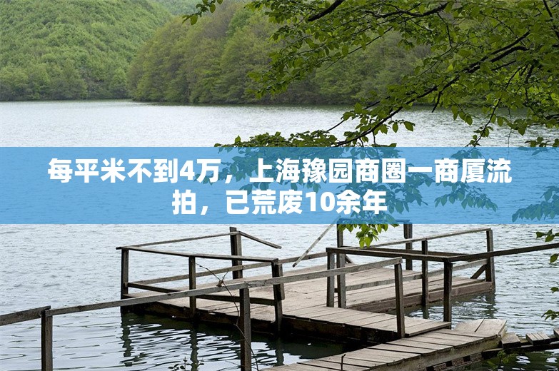 每平米不到4万，上海豫园商圈一商厦流拍，已荒废10余年