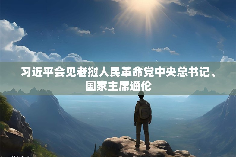 习近平会见老挝人民革命党中央总书记、国家主席通伦