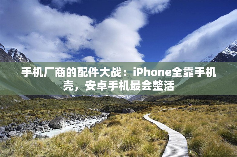 手机厂商的配件大战：iPhone全靠手机壳，安卓手机最会整活