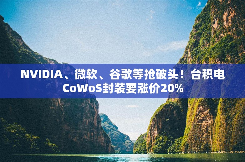 NVIDIA、微软、谷歌等抢破头！台积电CoWoS封装要涨价20%