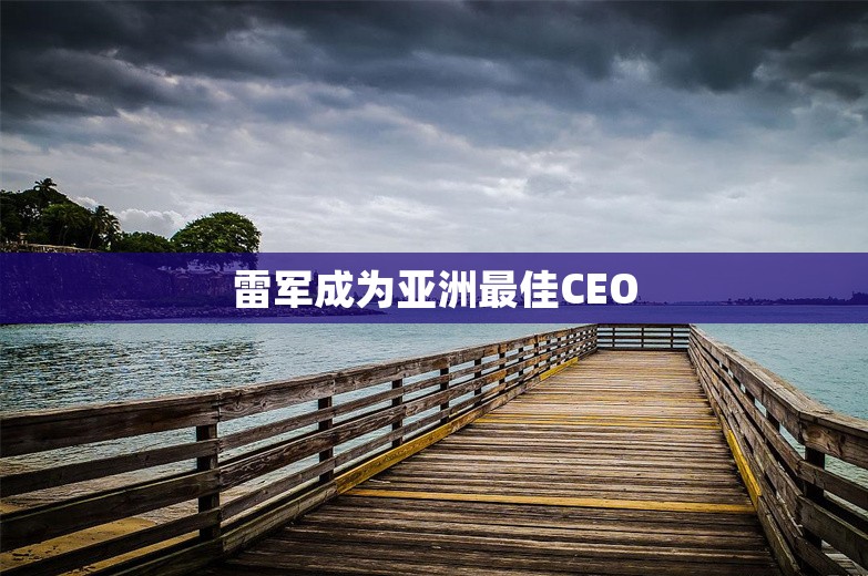 雷军成为亚洲最佳CEO