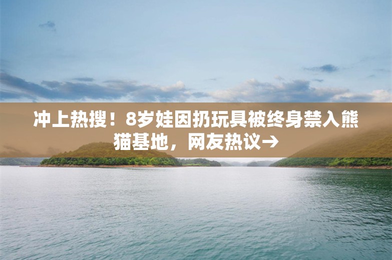 冲上热搜！8岁娃因扔玩具被终身禁入熊猫基地，网友热议→