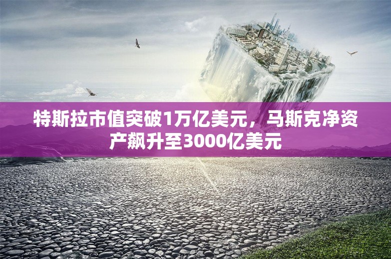 特斯拉市值突破1万亿美元，马斯克净资产飙升至3000亿美元