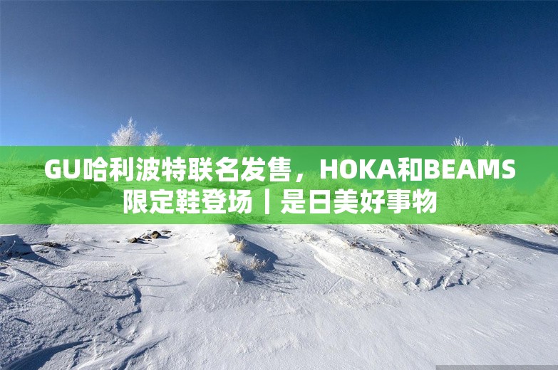 GU哈利波特联名发售，HOKA和BEAMS限定鞋登场｜是日美好事物