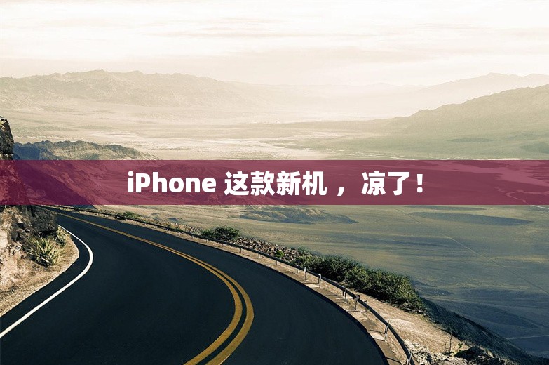 iPhone 这款新机 ，凉了！