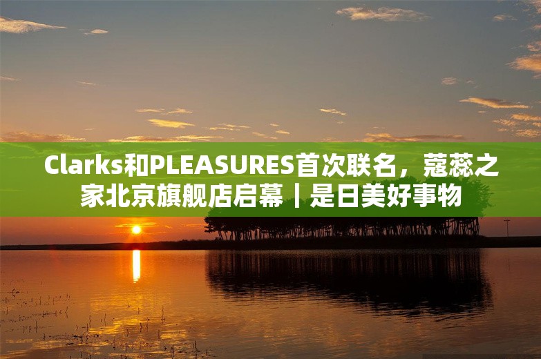 Clarks和PLEASURES首次联名，蔻蕊之家北京旗舰店启幕｜是日美好事物