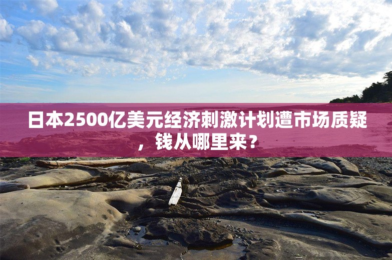 日本2500亿美元经济刺激计划遭市场质疑，钱从哪里来？