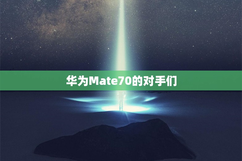 华为Mate70的对手们