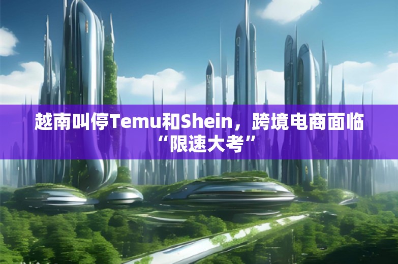 越南叫停Temu和Shein，跨境电商面临“限速大考”