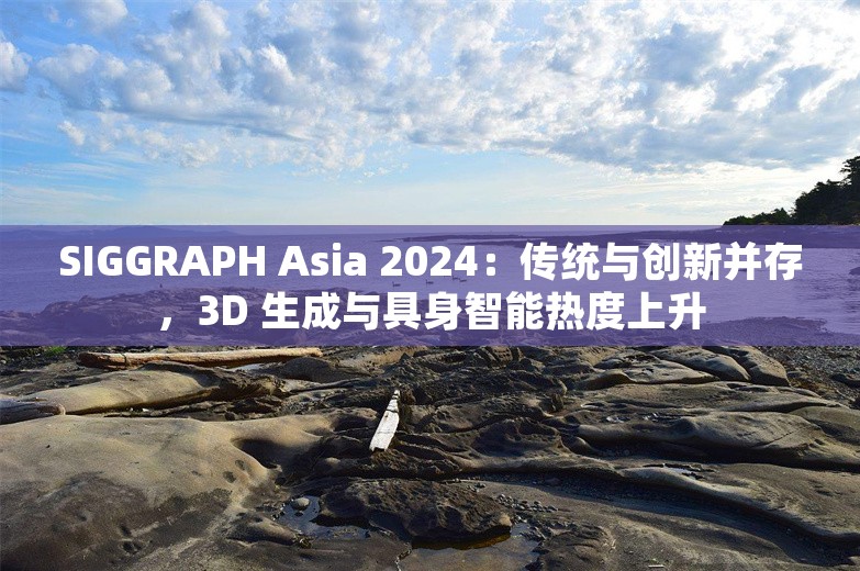 SIGGRAPH Asia 2024：传统与创新并存，3D 生成与具身智能热度上升