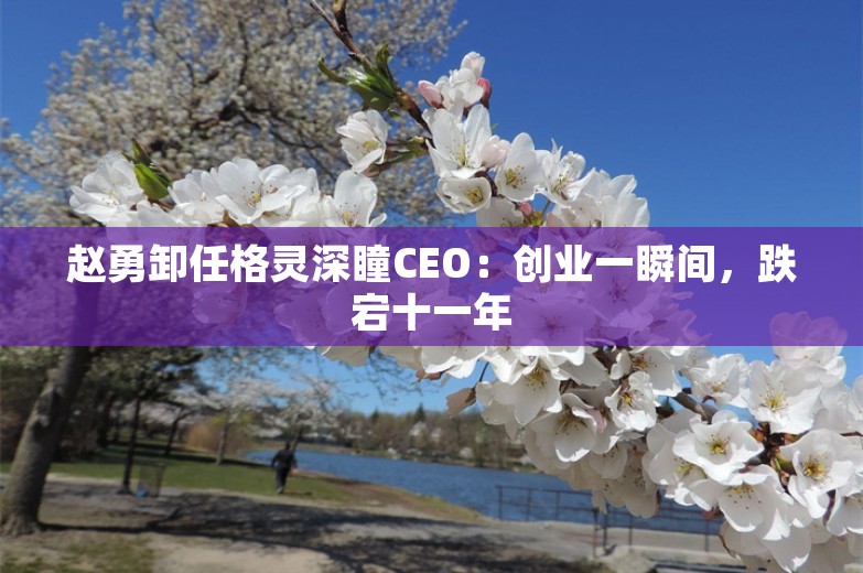 赵勇卸任格灵深瞳CEO：创业一瞬间，跌宕十一年