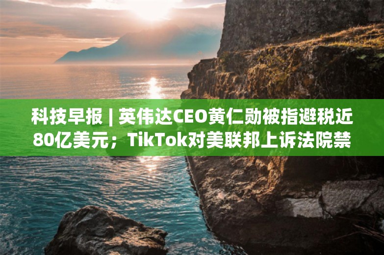 科技早报 | 英伟达CEO黄仁勋被指避税近80亿美元；TikTok对美联邦上诉法院禁令发表声明