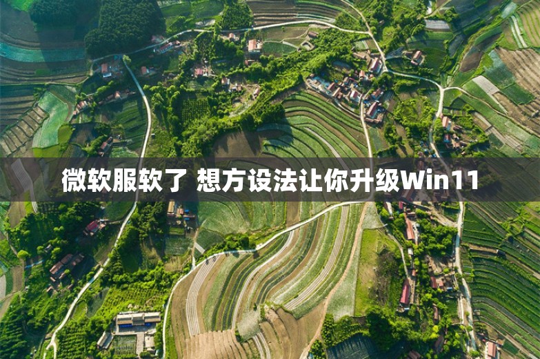 微软服软了 想方设法让你升级Win11