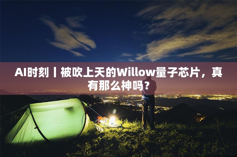 AI时刻丨被吹上天的Willow量子芯片，真有那么神吗？