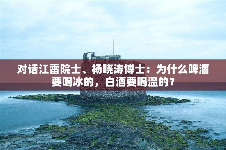 对话江雷院士、杨晓涛博士：为什么啤酒要喝冰的，白酒要喝温的？