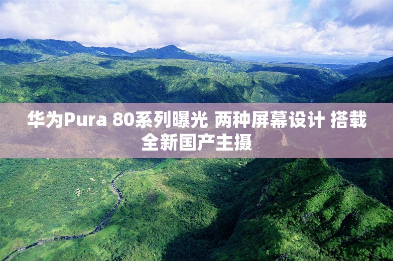 华为Pura 80系列曝光 两种屏幕设计 搭载全新国产主摄