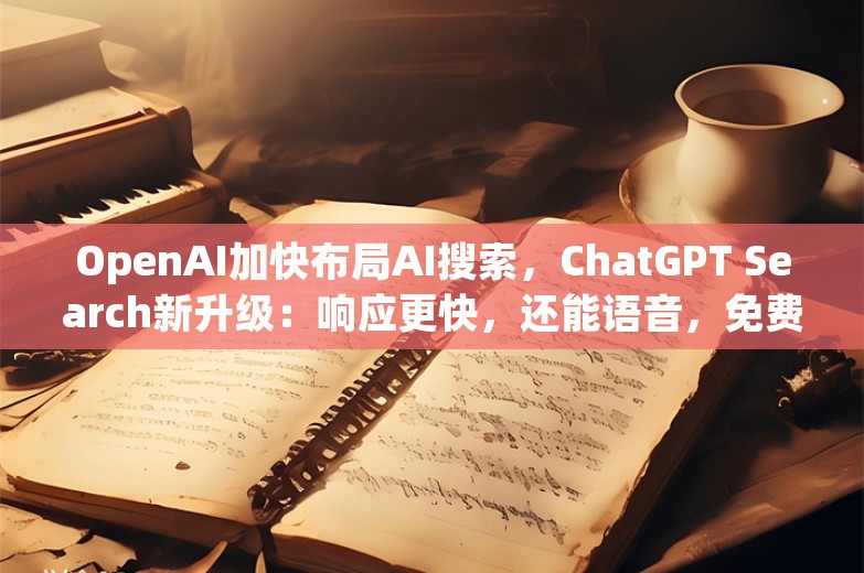 OpenAI加快布局AI搜索，ChatGPT Search新升级：响应更快，还能语音，免费用户也可用