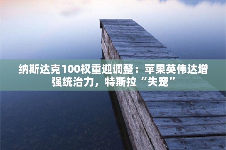 纳斯达克100权重迎调整：苹果英伟达增强统治力，特斯拉“失宠”