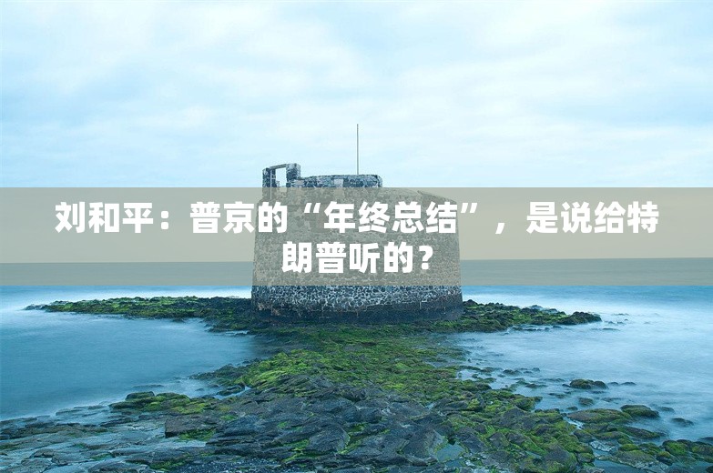 刘和平：普京的“年终总结”，是说给特朗普听的？