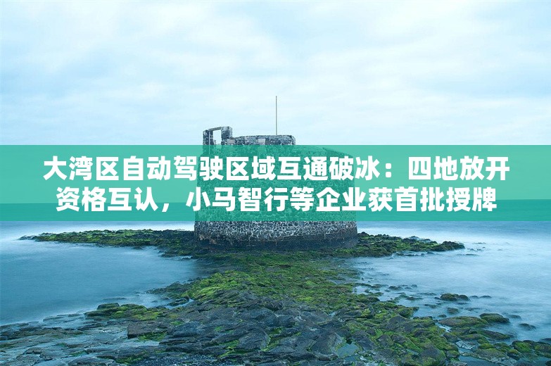 大湾区自动驾驶区域互通破冰：四地放开资格互认，小马智行等企业获首批授牌