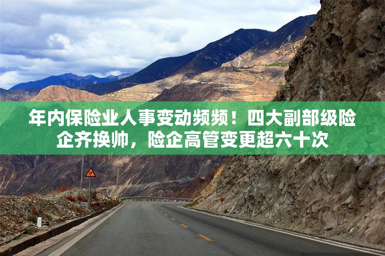 年内保险业人事变动频频！四大副部级险企齐换帅，险企高管变更超六十次