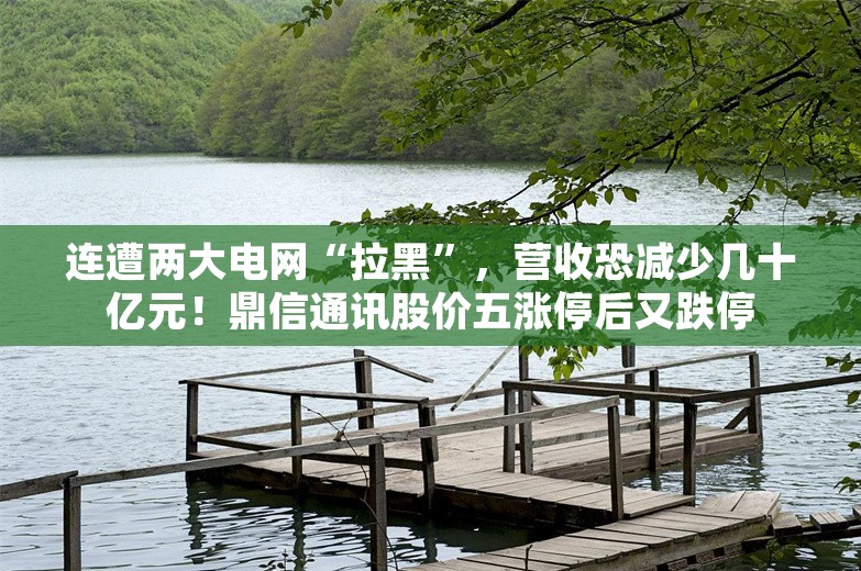 连遭两大电网“拉黑”，营收恐减少几十亿元！鼎信通讯股价五涨停后又跌停