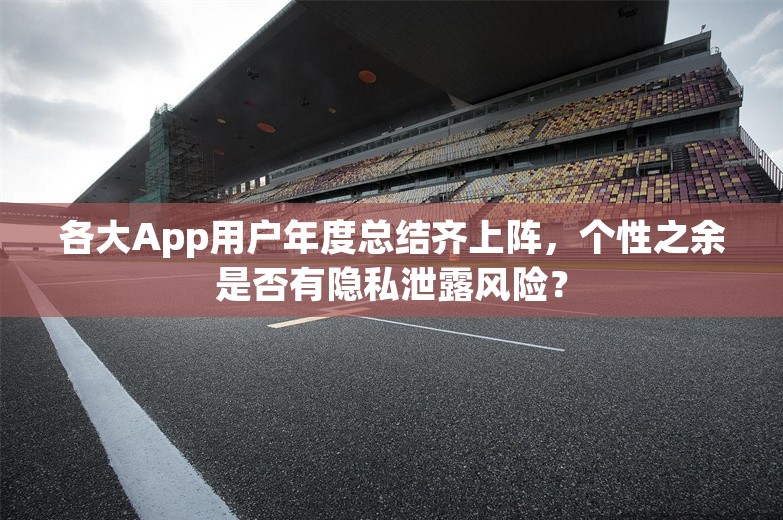 各大App用户年度总结齐上阵，个性之余是否有隐私泄露风险？