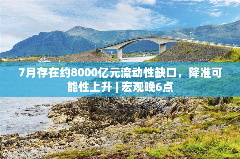 7月存在约8000亿元流动性缺口，降准可能性上升 | 宏观晚6点