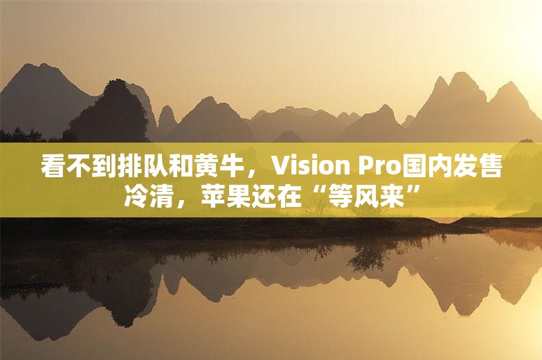 看不到排队和黄牛，Vision Pro国内发售冷清，苹果还在“等风来”