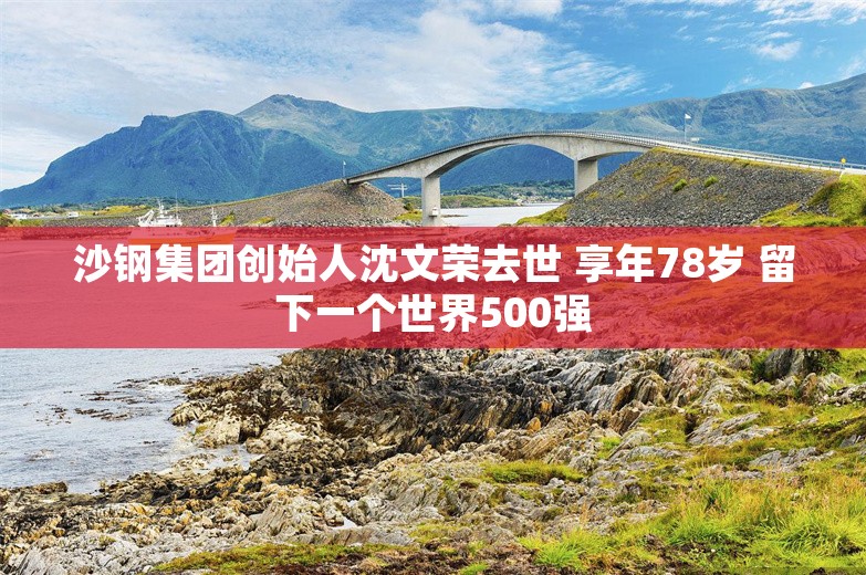 沙钢集团创始人沈文荣去世 享年78岁 留下一个世界500强