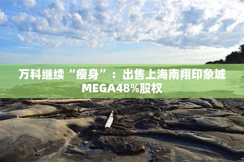 万科继续“瘦身”：出售上海南翔印象城MEGA48%股权