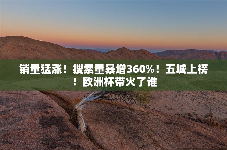 销量猛涨！搜索量暴增360%！五城上榜！欧洲杯带火了谁